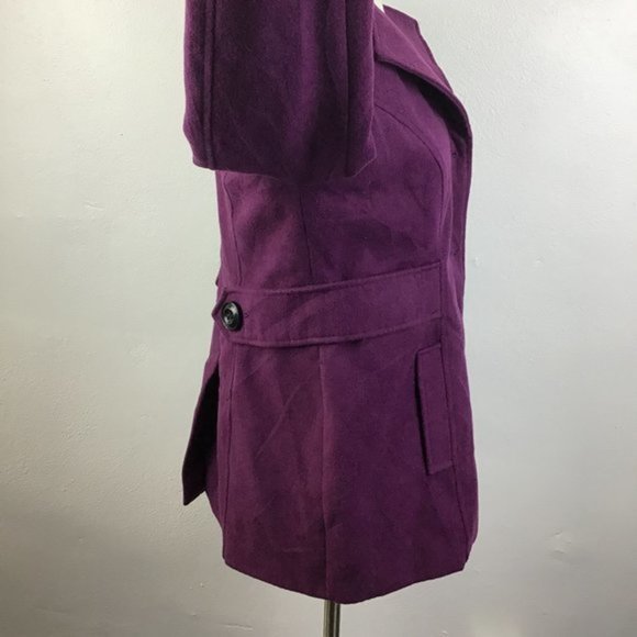 Centigrade Outerwear Pea Coat Purple Size XSmall - Picture 8 of 11